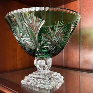 Crystal Emerald Punch Bowl PAWLO-CRYSTAL